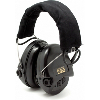 Активные наушники для стрельбы и охоты MSA SORDIN SUPREME PRO-X Black (черные/черная ткань)